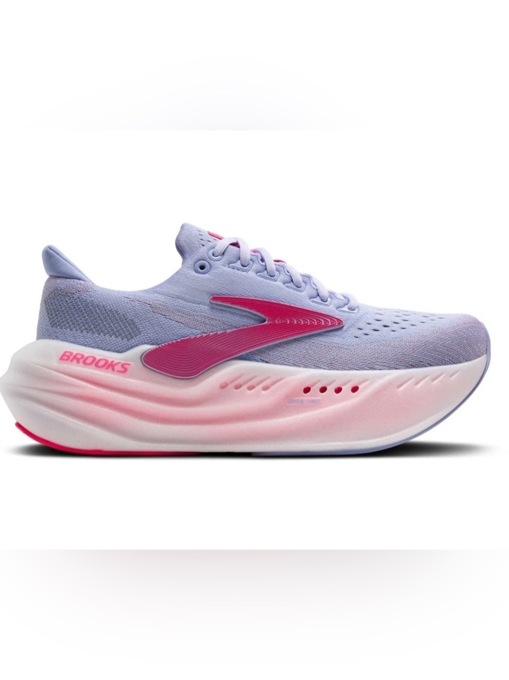 Brooks Glycerin Max Women’s Running Shoes In Blue Heron and Diva Pink Size 7